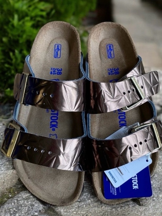 Birkenstock Shoes - BIRKENSTOCK ARIZONA SPECTRAL TRUFFLE UNISEX SIZE 38 NARROW ( W 7, M 5 )